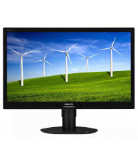 PHILIPS BRILLIANCE 241B4L  24" monitor 1920x1080, 5ms, 3000:1, DVI, DP, VGA, USB, PIVOT